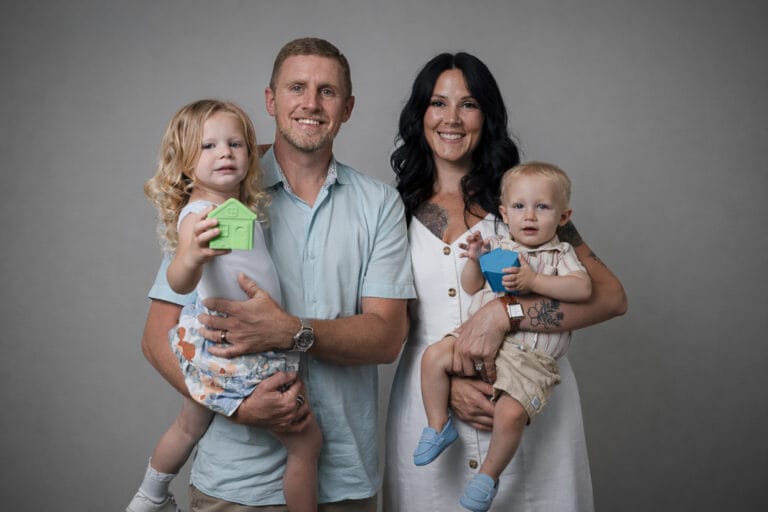 Eric and his family at Blue Key Home Buyers